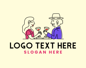 Dating Couple Restaurant logo