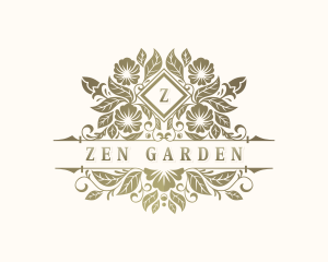 Floral Wedding Garden logo design