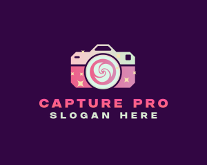 Sparkling Photography Camera  logo design