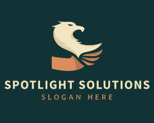 Letter S Eagle Birdwatcher logo design