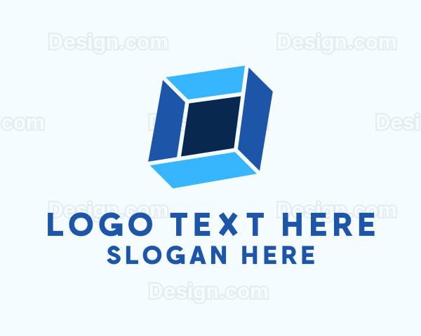 Geometric Container Box Logo