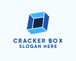 Geometric Box Package logo design