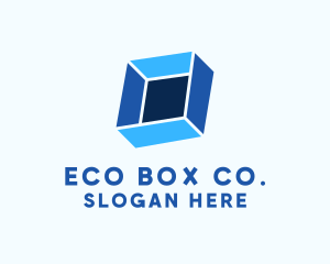 Geometric Box Package logo design