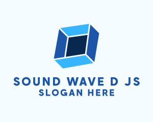 Geometric Box Package logo design