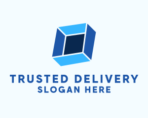 Geometric Box Package logo design