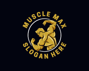 Bodybuilder Fitness Gym logo