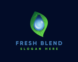 Fresh Water Droplet  logo design