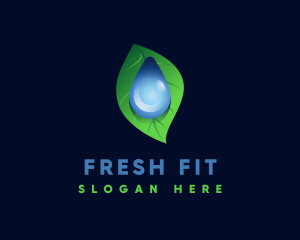 Fresh Water Droplet  logo design