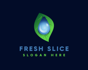 Fresh Water Droplet  logo design