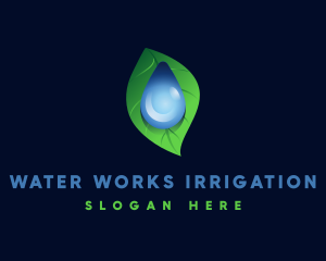 Fresh Water Droplet  logo design