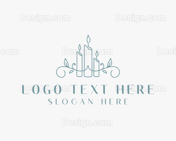 Advent Candle Decoration Logo