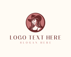 Cowgirl Western Hat  logo