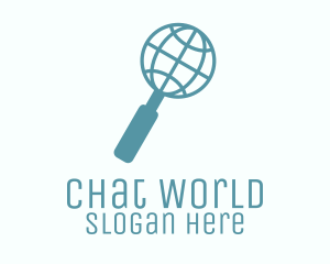 Blue Global Search logo design