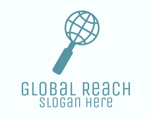 Blue Global Search logo design