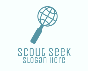 Blue Global Search logo design