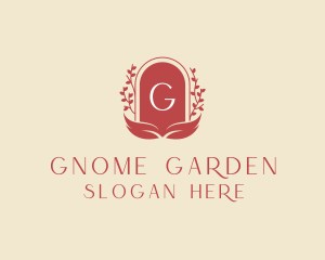 Floral Organic Garden logo design