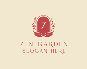 Floral Organic Garden logo design