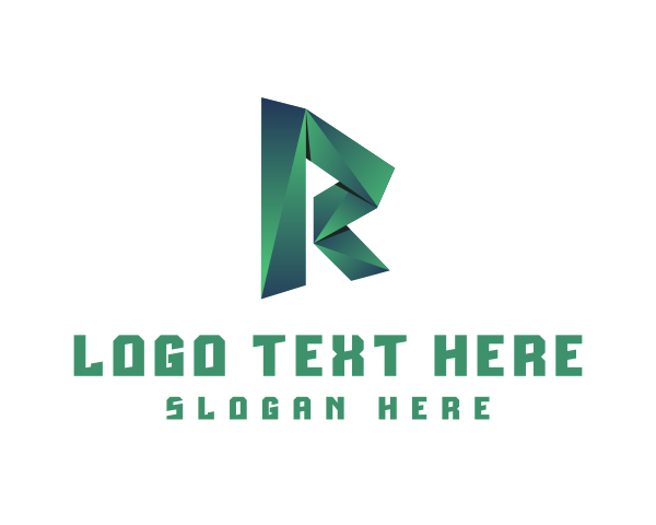 Folding logo example 2