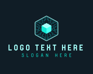  Cube Digital Coding  Logo