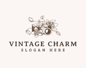 Vintage Camera Photography logo design