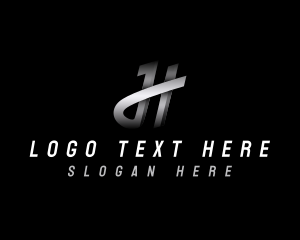 Modern Logistics Industrial Letter H logo