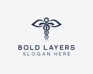 Medical Health Caduceus logo design