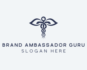 Medical Health Caduceus logo design