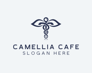 Medical Health Caduceus logo design