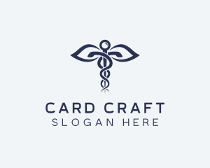 Medical Health Caduceus logo design