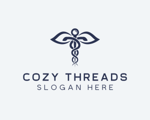 Medical Health Caduceus logo design