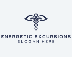 Medical Health Caduceus logo design