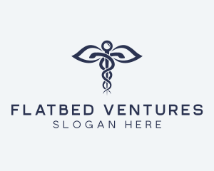 Medical Health Caduceus logo design