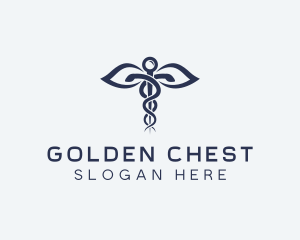 Medical Health Caduceus logo design