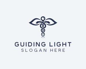 Medical Health Caduceus logo design