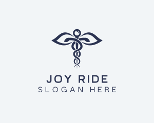 Medical Health Caduceus logo design