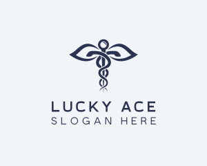 Medical Health Caduceus logo design