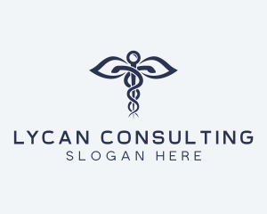 Medical Health Caduceus logo design