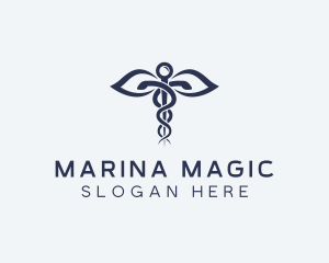 Medical Health Caduceus logo design