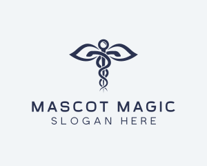 Medical Health Caduceus logo design