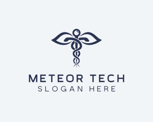 Medical Health Caduceus logo design