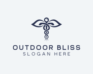 Medical Health Caduceus logo design