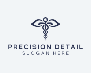 Medical Health Caduceus logo design