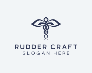 Medical Health Caduceus logo design