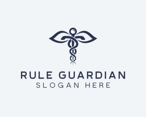 Medical Health Caduceus logo design