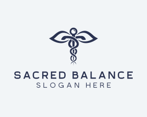 Medical Health Caduceus logo design