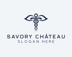 Medical Health Caduceus logo design