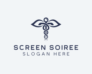 Medical Health Caduceus logo design