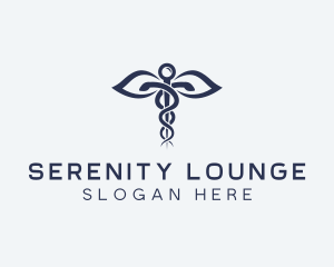 Medical Health Caduceus logo design