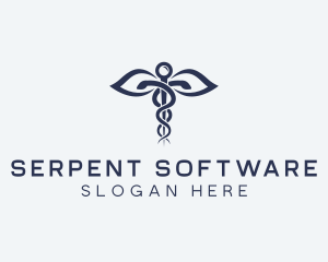 Medical Health Caduceus logo design