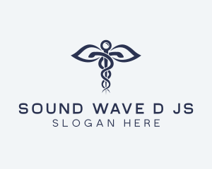 Medical Health Caduceus logo design